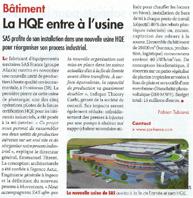 ArticleSASenvironnementMag032009a